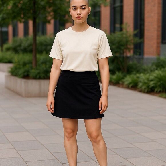 Callaway Womens Golf Performance 17” Knit Skort Black Size XLARGE Pull on - Picture 1 of 9